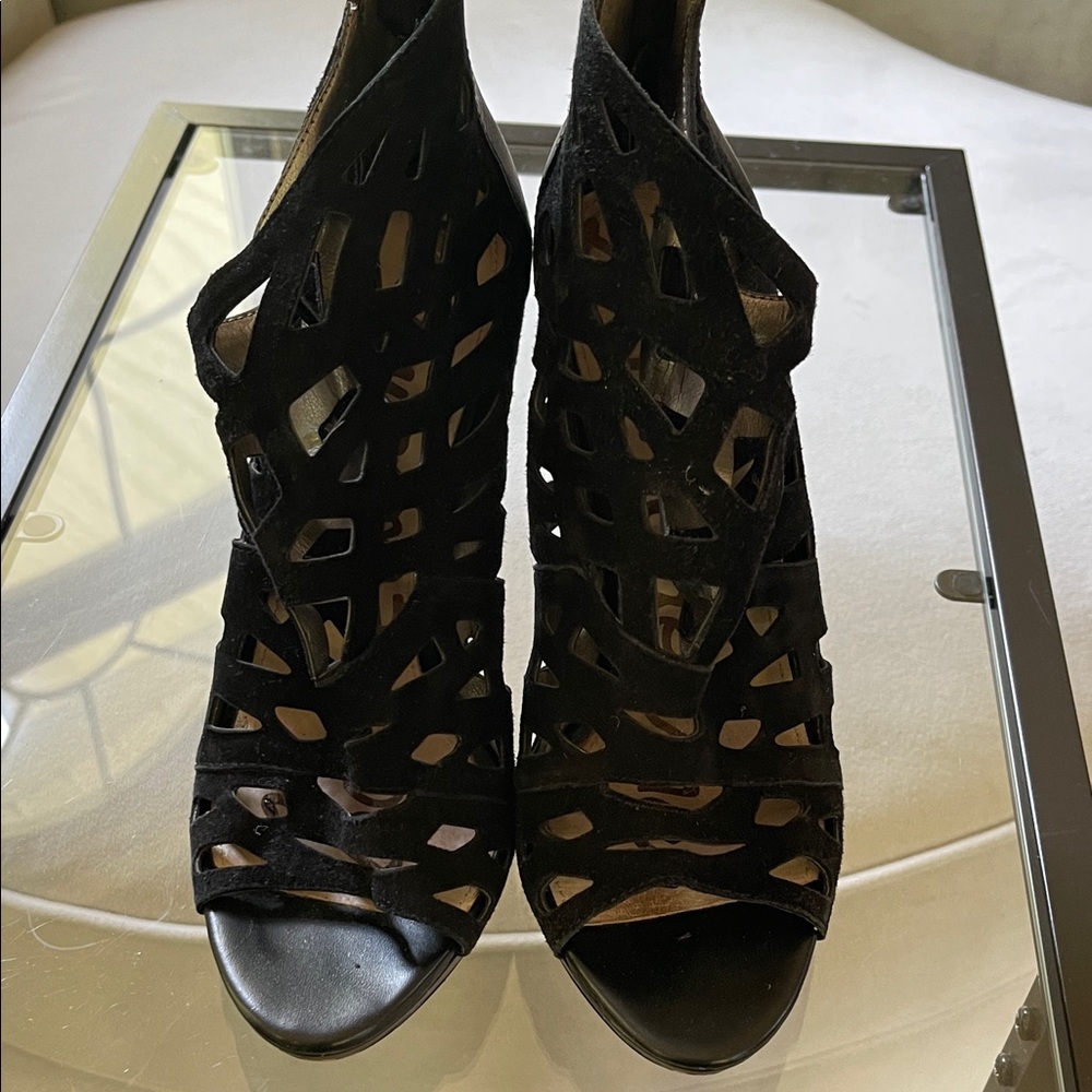 Sam Edelman Black Cutout Heels